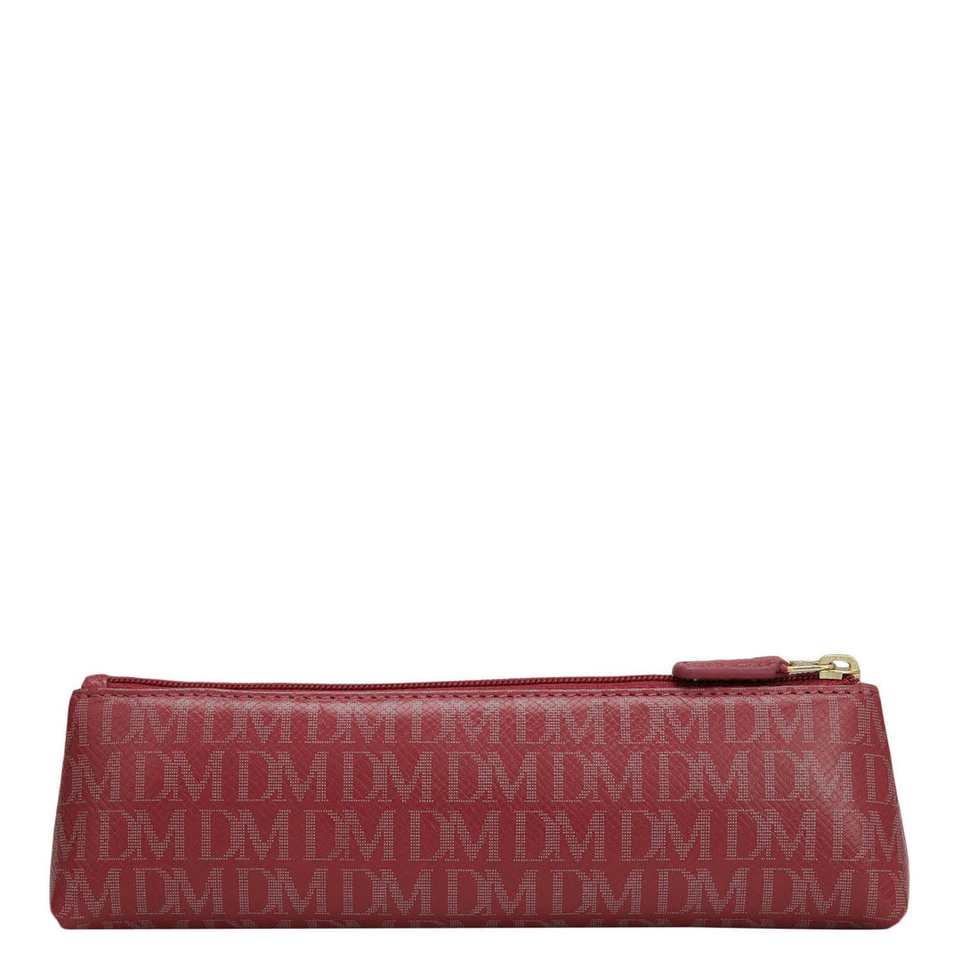 Monogram Leather Multi Pouch - Plumberry