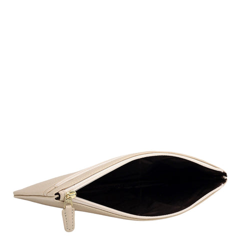 Wax Leather Multi Pouch - Dove