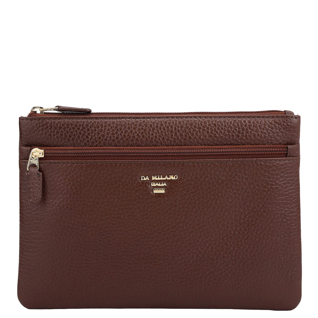 Wax Leather Multi Pouch - Espresso