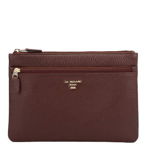 Wax Leather Multi Pouch - Espresso
