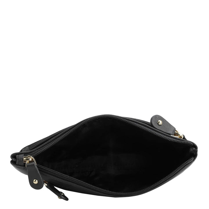 Calf Leather Multi Pouch - Black