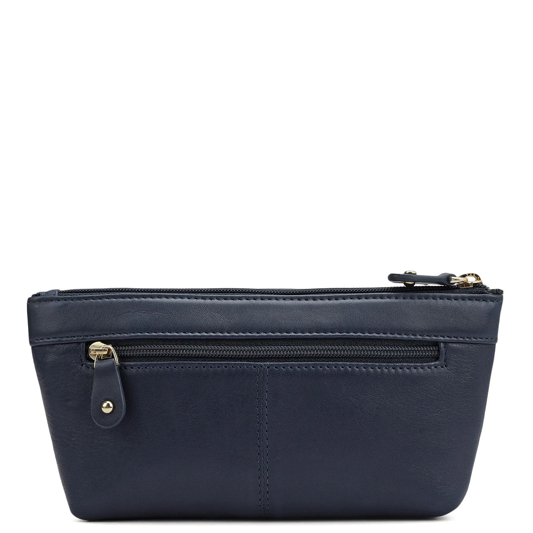 Calf Leather Multi Pouch - Navy