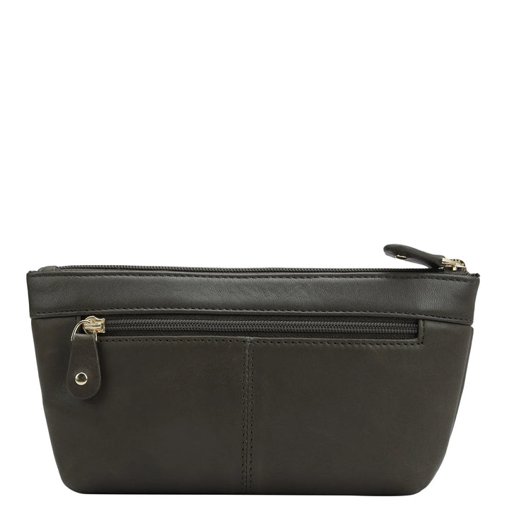 Calf Leather Multi Pouch - Olive