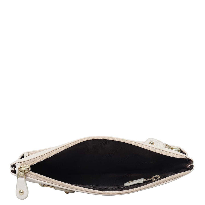 Wax Leather Multi Pouch - Dove