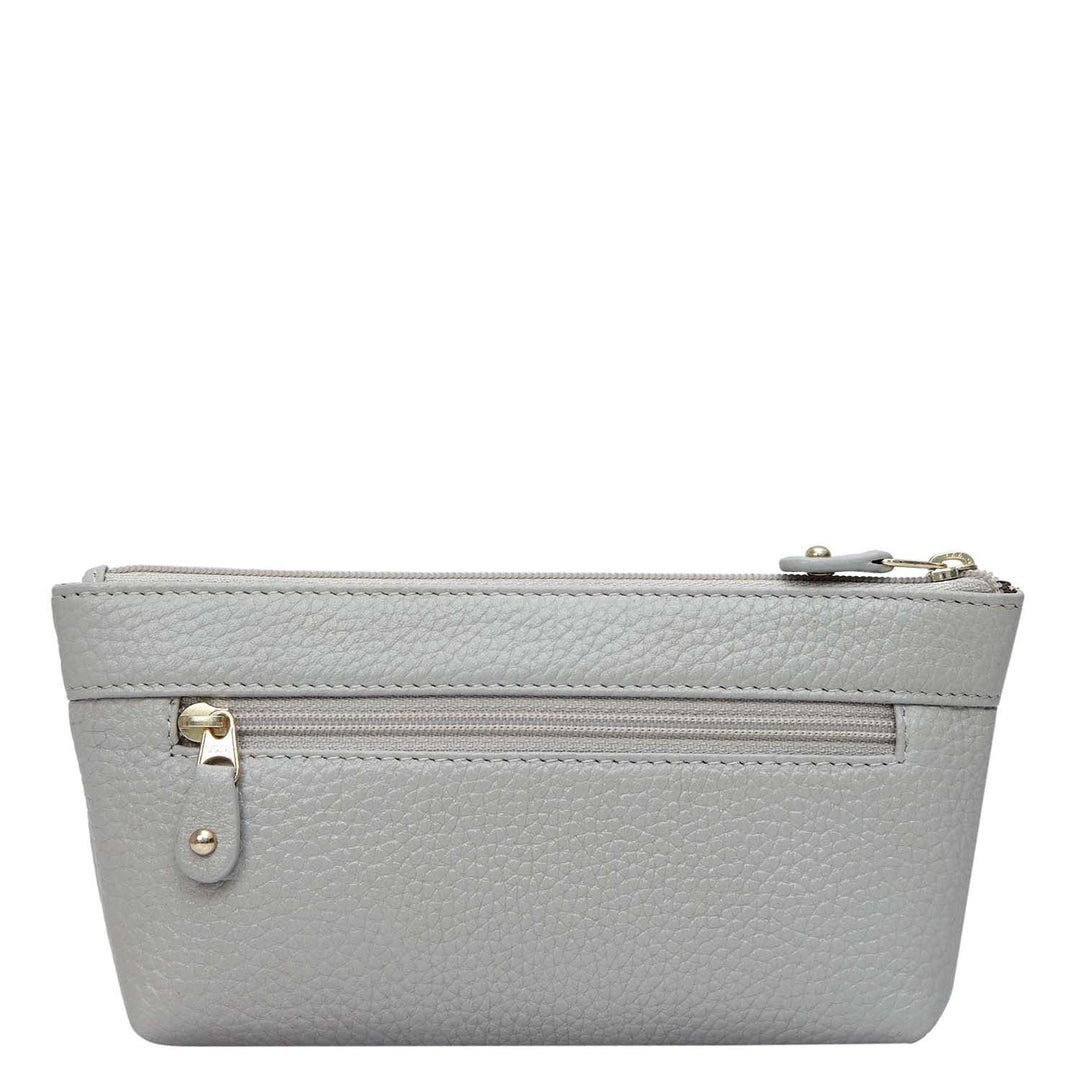 Wax Leather Multi Pouch - Khaki