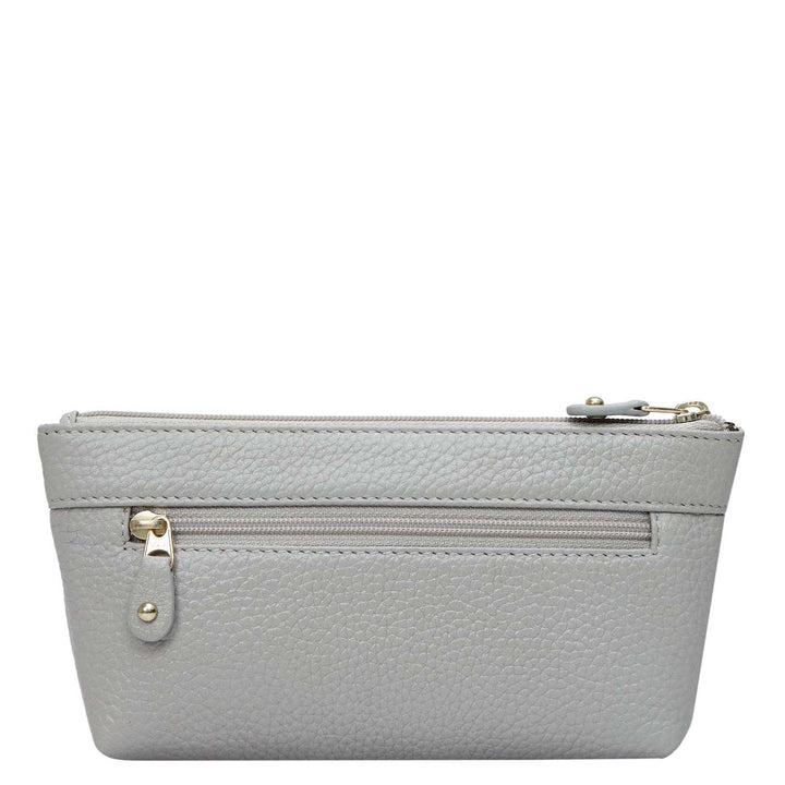 Wax Leather Multi Pouch - Khaki