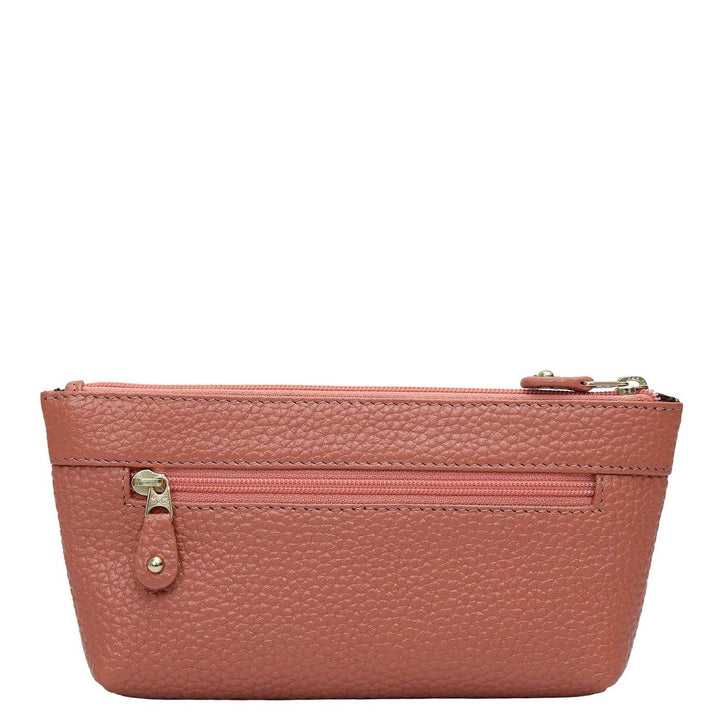 Wax Leather Multi Pouch - Terracotta