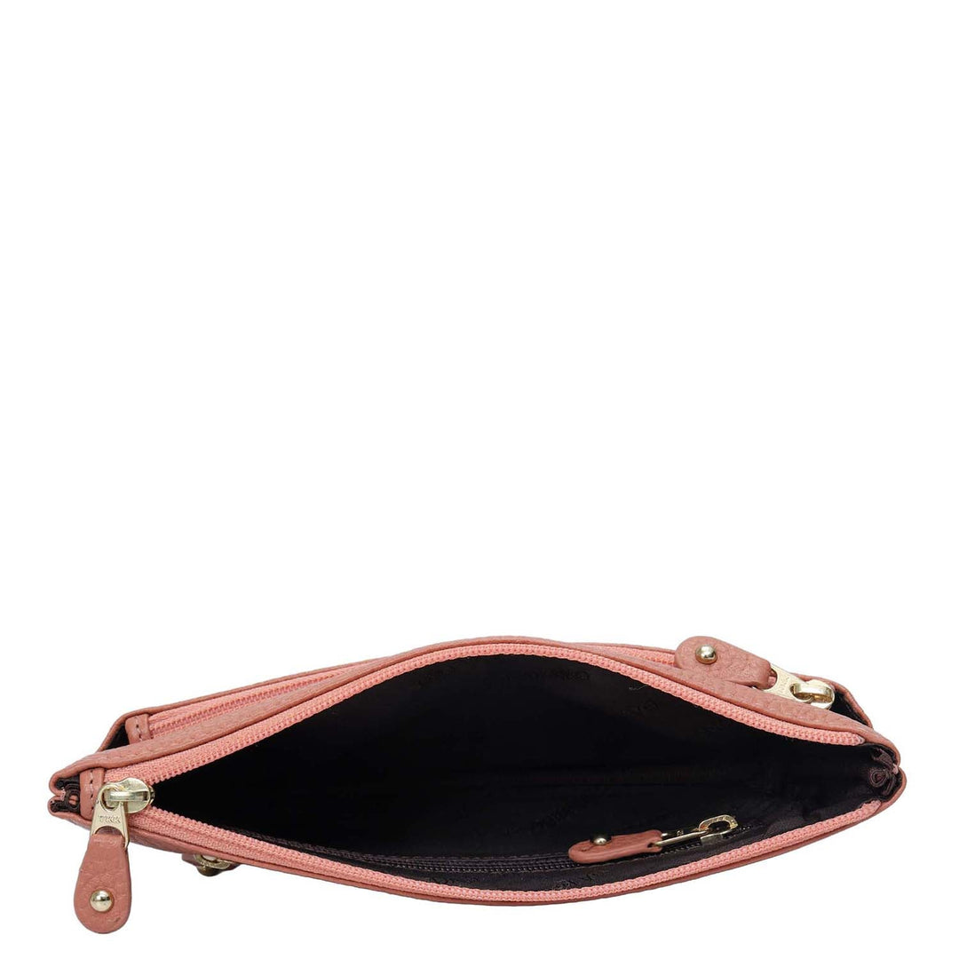 Wax Leather Multi Pouch - Terracotta