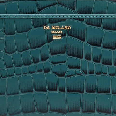Croco Leather Multi Pouch - Octane