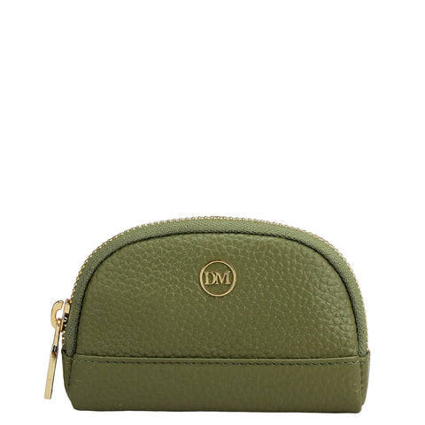 Wax Leather Multi Pouch - Fern