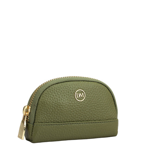 Wax Leather Multi Pouch - Fern