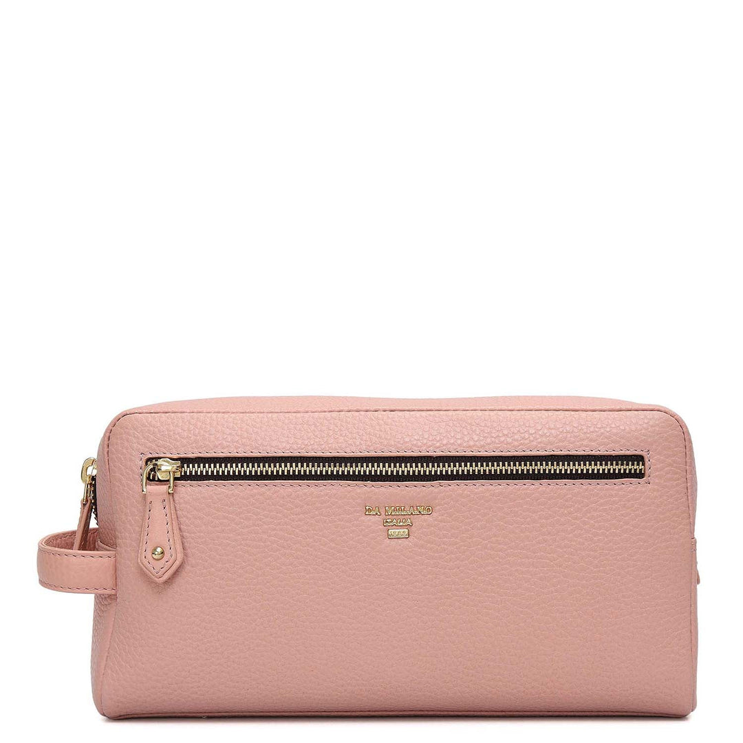 Wax Leather Multi Pouch - Feather