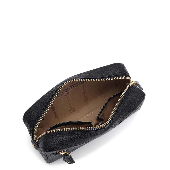 Wax Leather Multi Pouch - Black