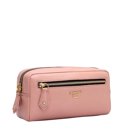 Wax Leather Multi Pouch - Feather