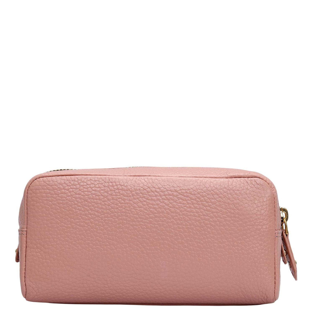 Wax Leather Multi Pouch - Feather