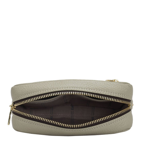 Wax Leather Multi Pouch - Khaki
