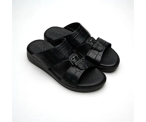 Mens Comfortable Genuine Leather Arabic Sandals