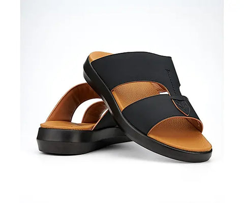 Mens Comfortable Genuine Leather Arabic Sandals