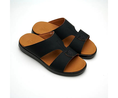 Mens Comfortable Genuine Leather Arabic Sandals