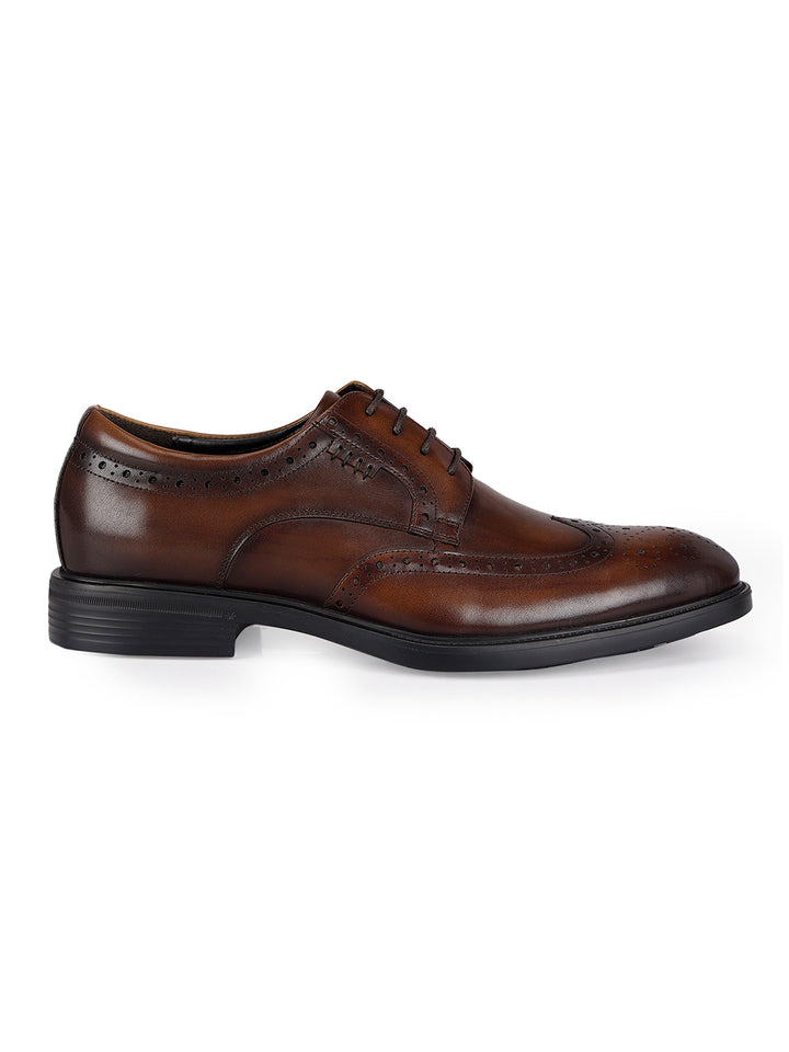 Coffee Leather Lace Ups