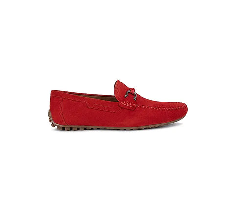 Red Suede Moccasins