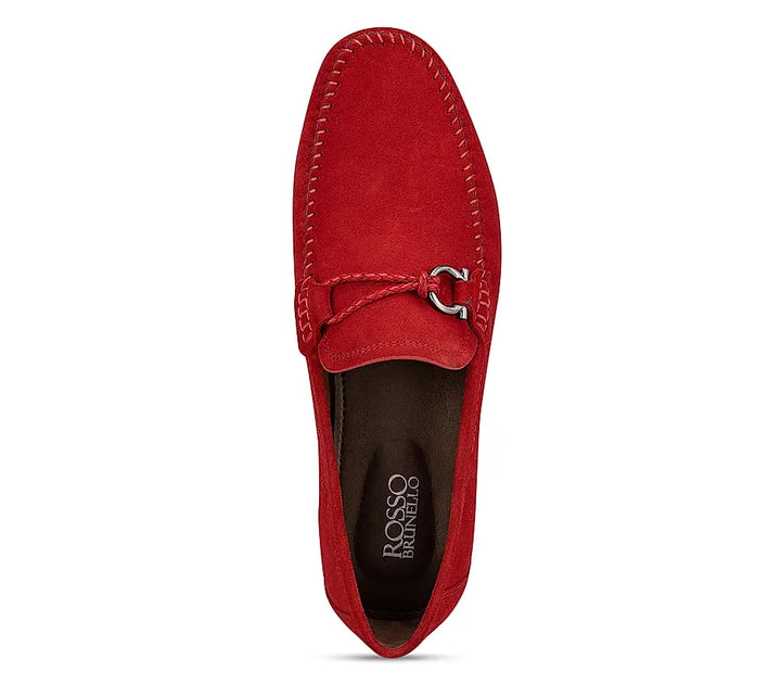 Red Suede Moccasins