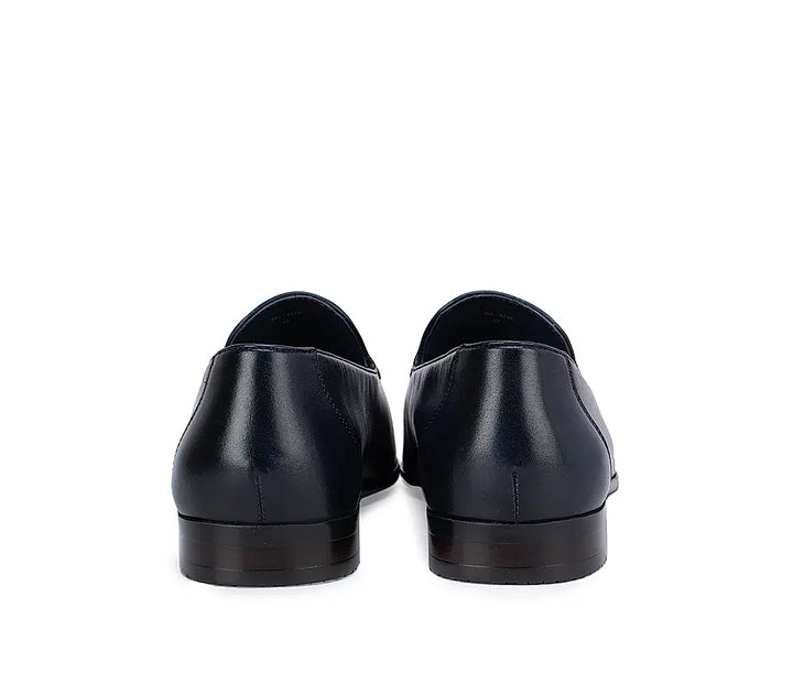 Navy Blue Loafers With Tassels