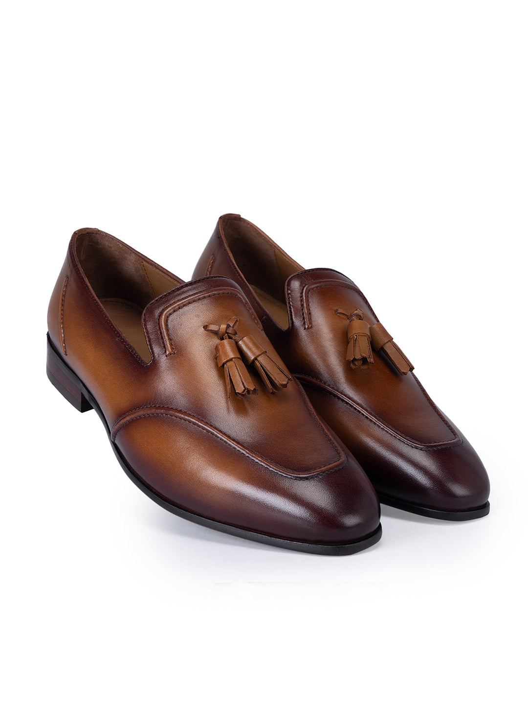 Tan Loafers With Tassels