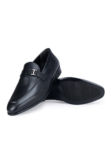 Black Leather Loafers