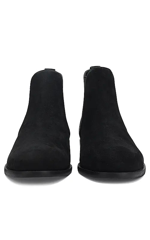 Black Suede Leather Boots