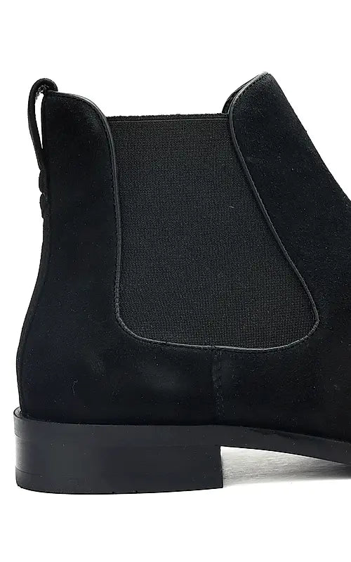 Black Suede Leather Boots