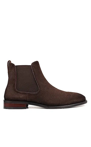 Brown Suede Leather Boots