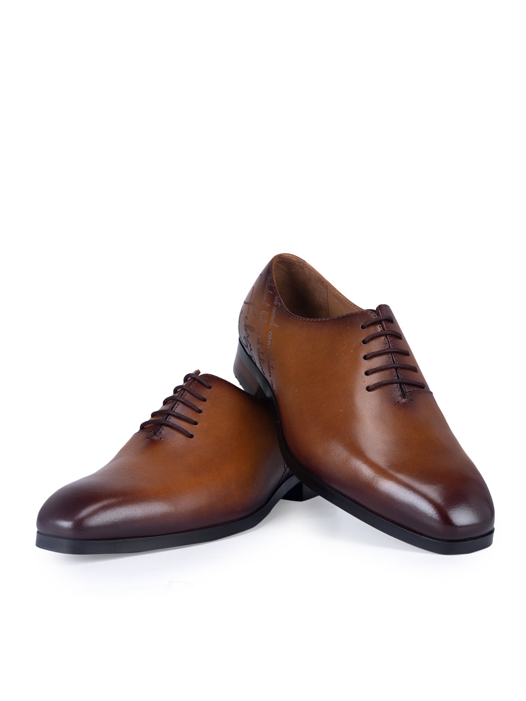 Tan Signato Lace Ups