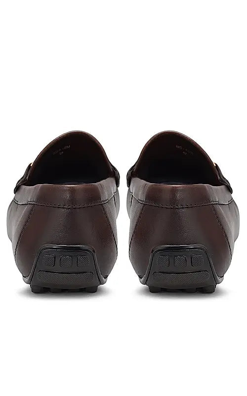 Coffee Top Embellished Moccasins