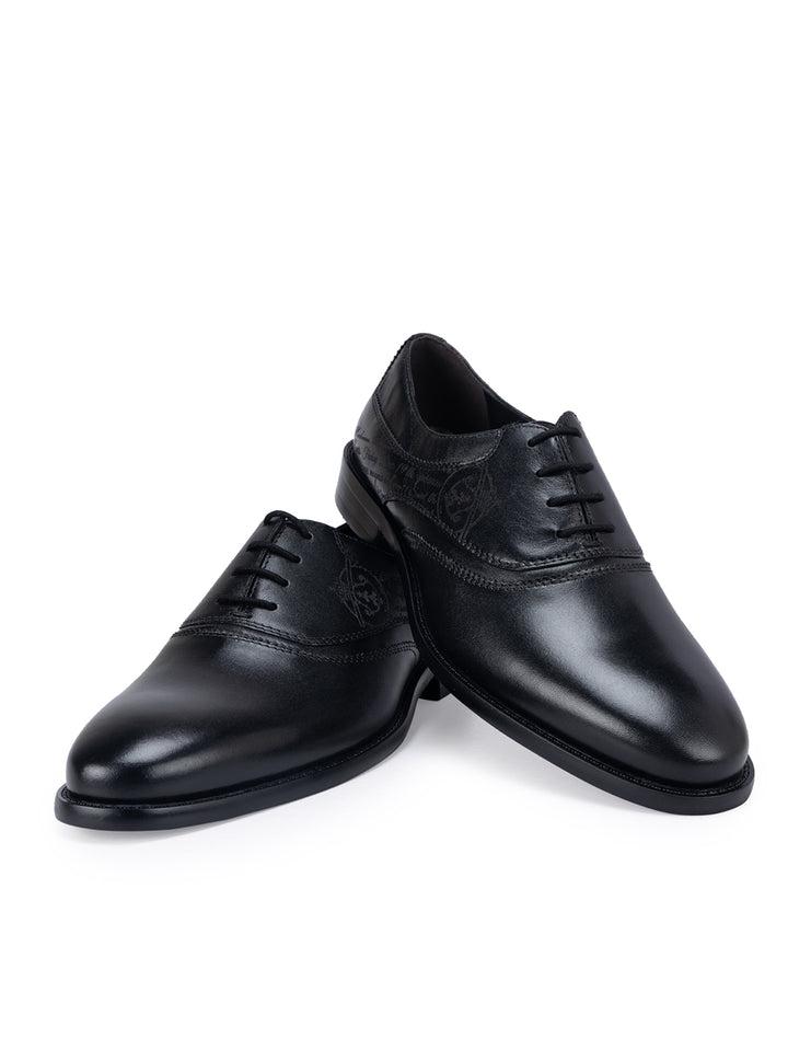 Black Signato Leather Lace Ups