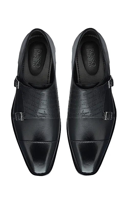 Black Signato Monk Straps