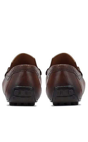 Tan Moccasins With Bow Detail
