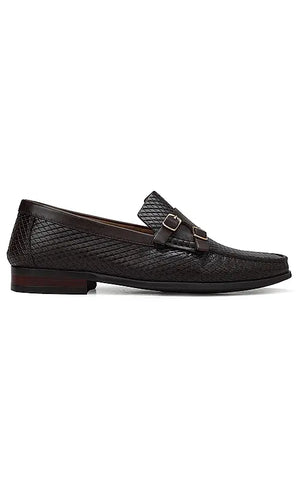 Brown Monk Strap Style Moccasins