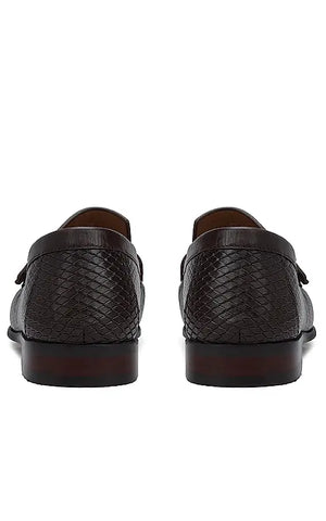 Brown Monk Strap Style Moccasins