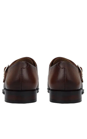 Tan Leather Monk Straps