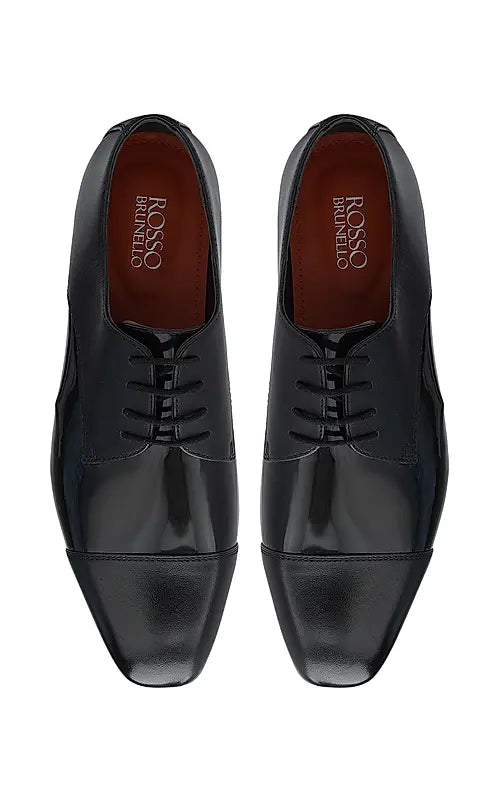 Black Patent Leather Lace Ups