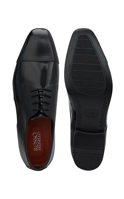 Black Patent Leather Lace Ups