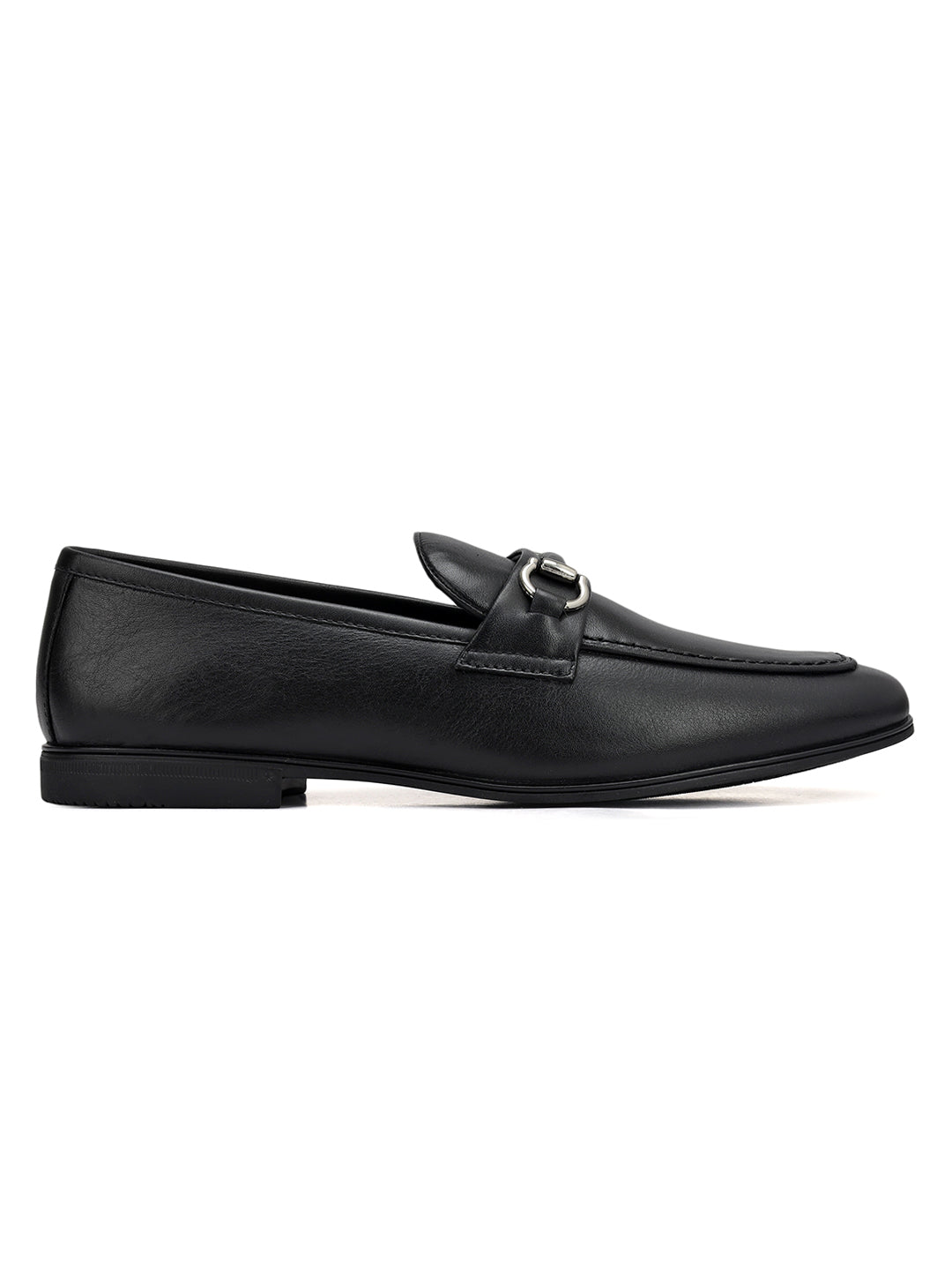 Black Loafers With Buckle