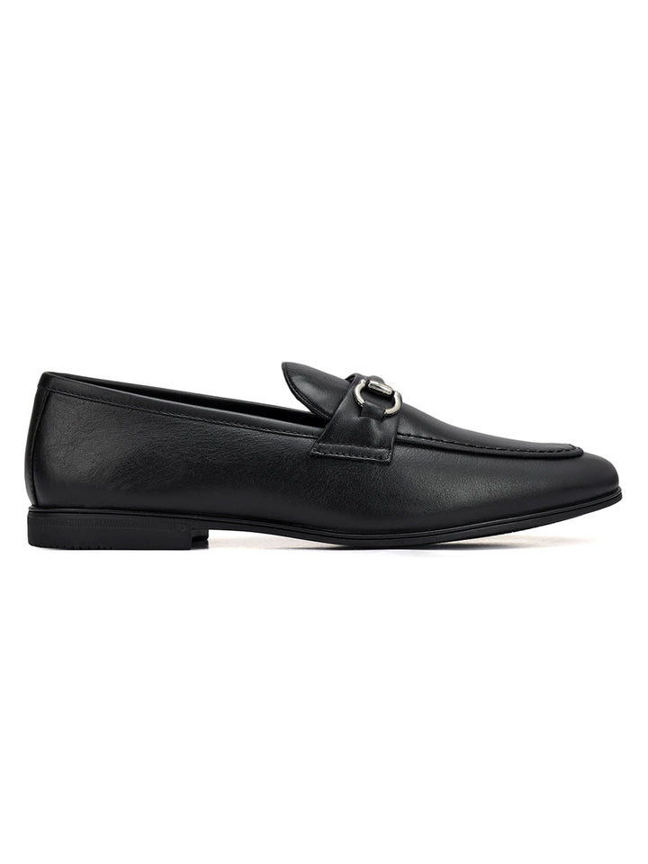 Black Loafers With Buckle