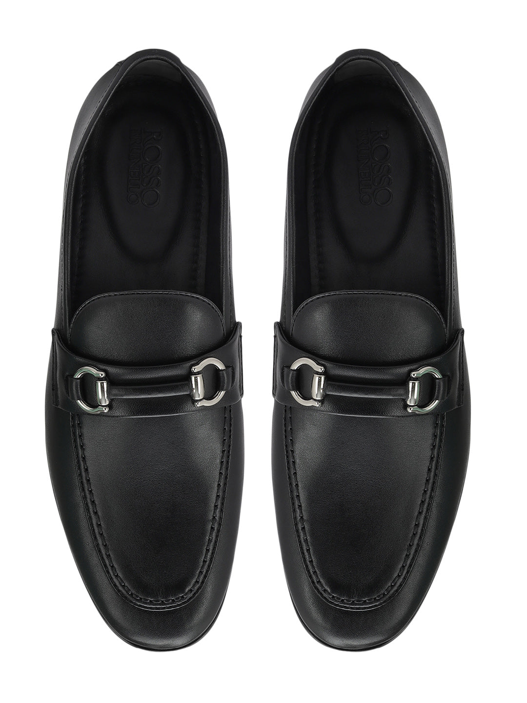 Black Loafers With Buckle
