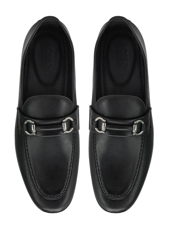 Black Loafers With Buckle