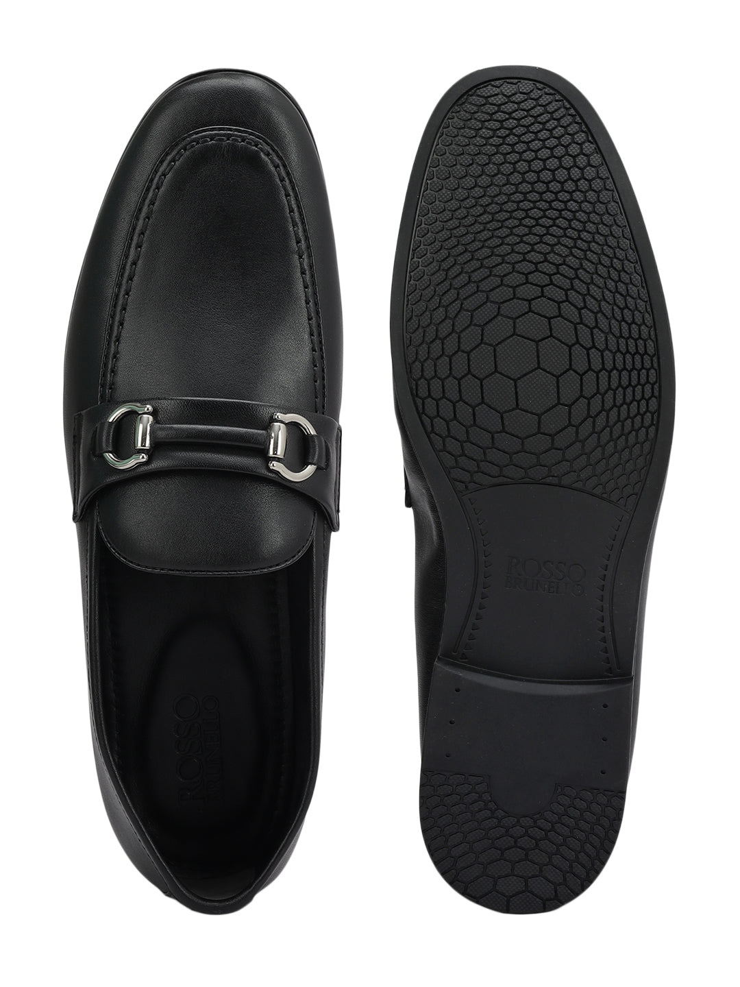 Black Loafers With Buckle