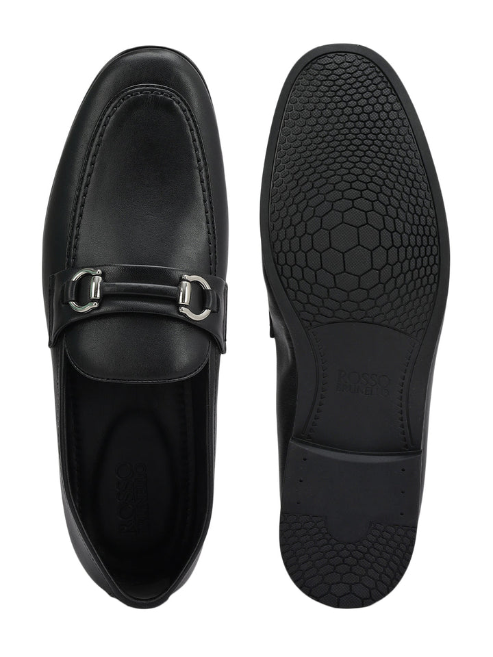 Black Loafers With Buckle