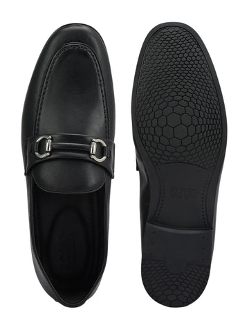 Black Loafers With Buckle