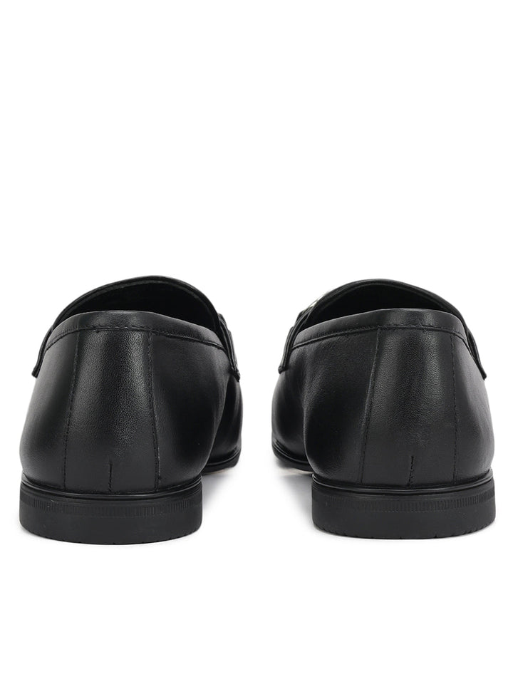 Black Loafers With Buckle